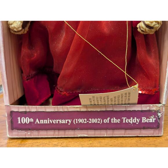 100th Anniversary ROOSEVELT TEDDY Bear Limited  Edition Christmas/Other - Picture 6 of 10